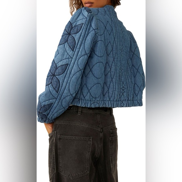 Free People Quinn Quilted Bomber Jacket - Picture 3 of 14